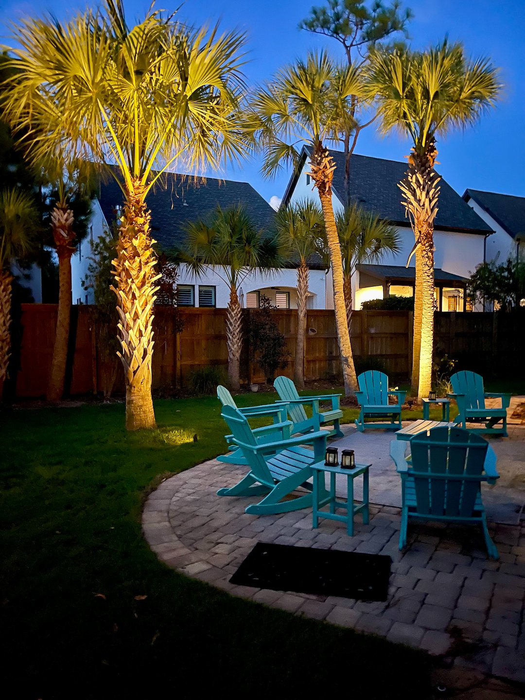 ✨ Illuminate Your Evenings with Zion Landscaping Services ✨