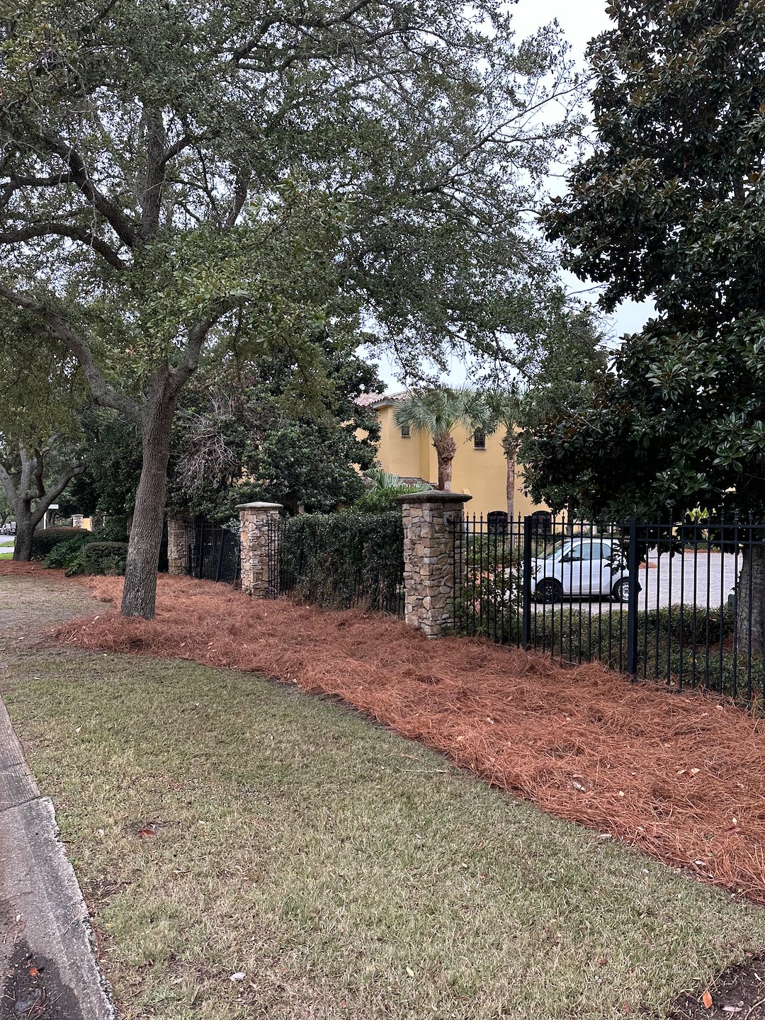 Expert Pine straw Installation. Because Details Matter!
